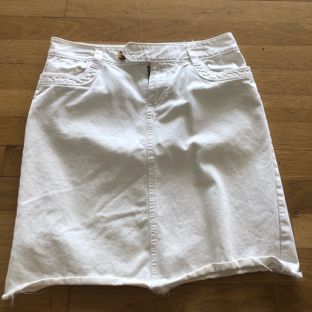 Old navy white mini skirt